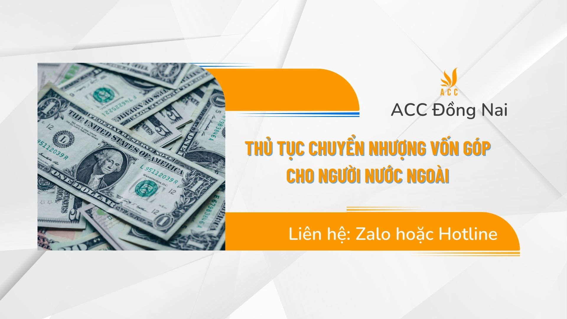 Thủ tục chuyển nhượng vốn góp cho người nước ngoài