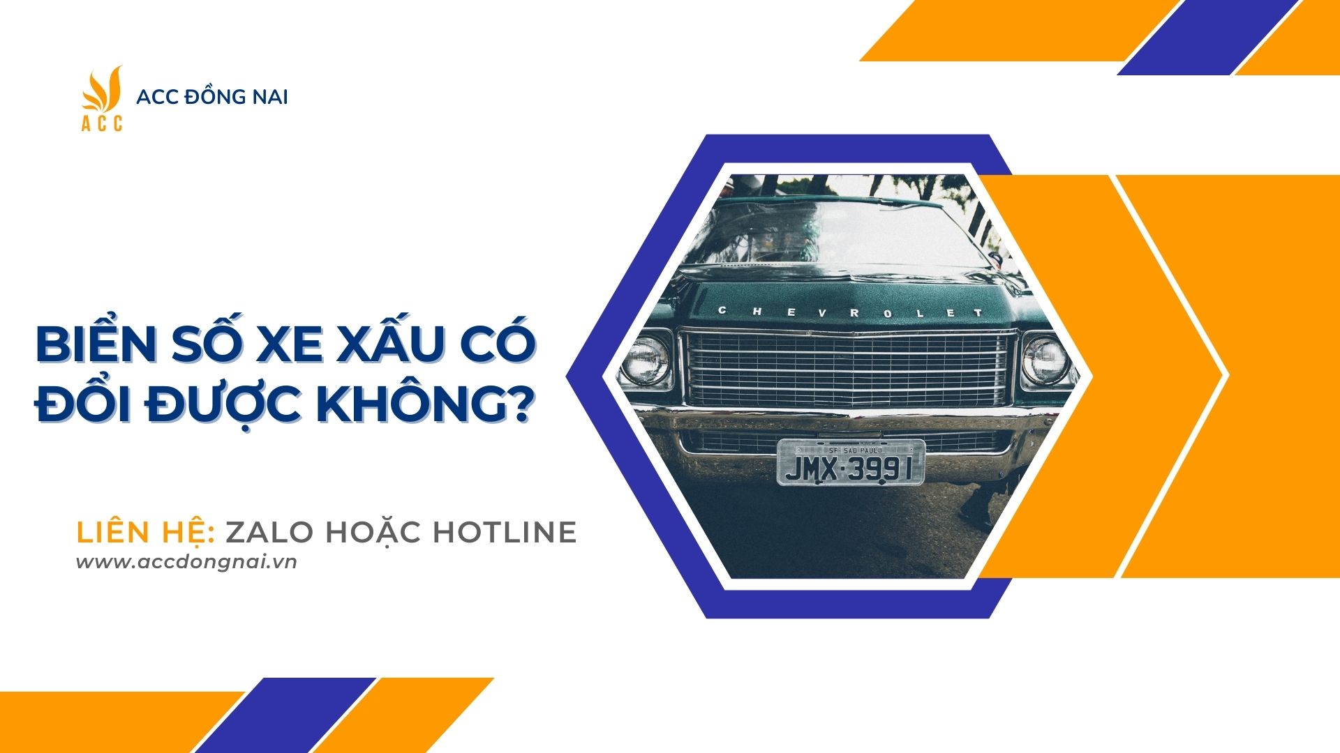 Biển số xe xấu có đổi được không