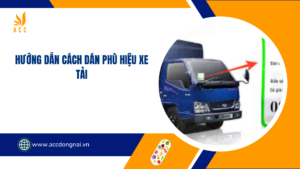 Hướng dẫn cách dán phù hiệu xe tải