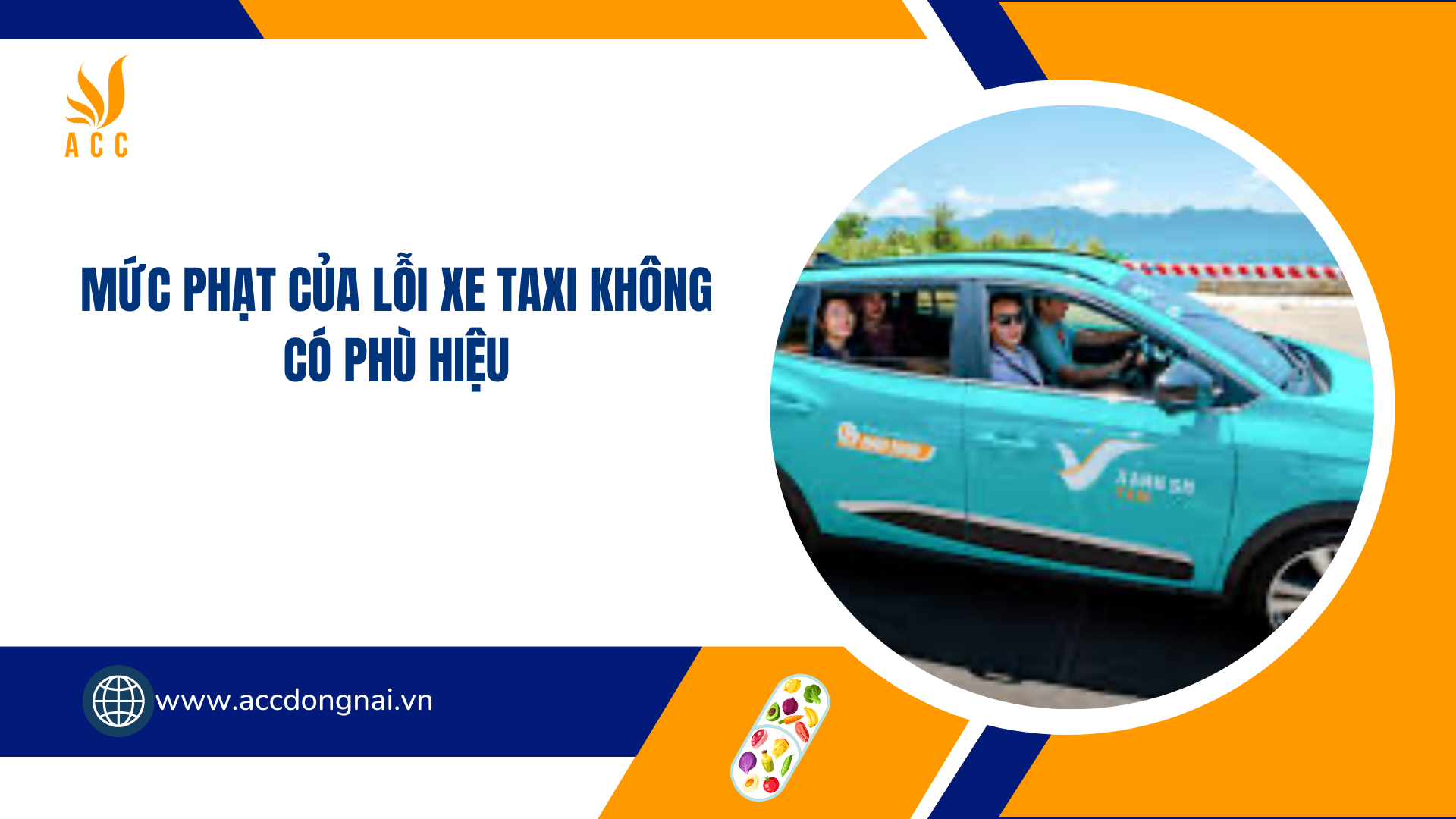 Mức phạt của lỗi xe taxi không có phù hiệu