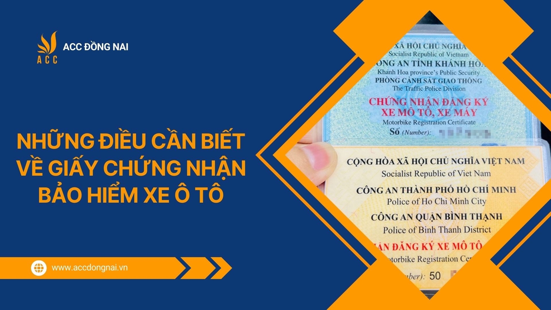 Những điều cần biết về giấy chứng nhận bảo hiểm xe ô tô