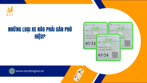 Những loại xe nào phải gắn phù hiệu