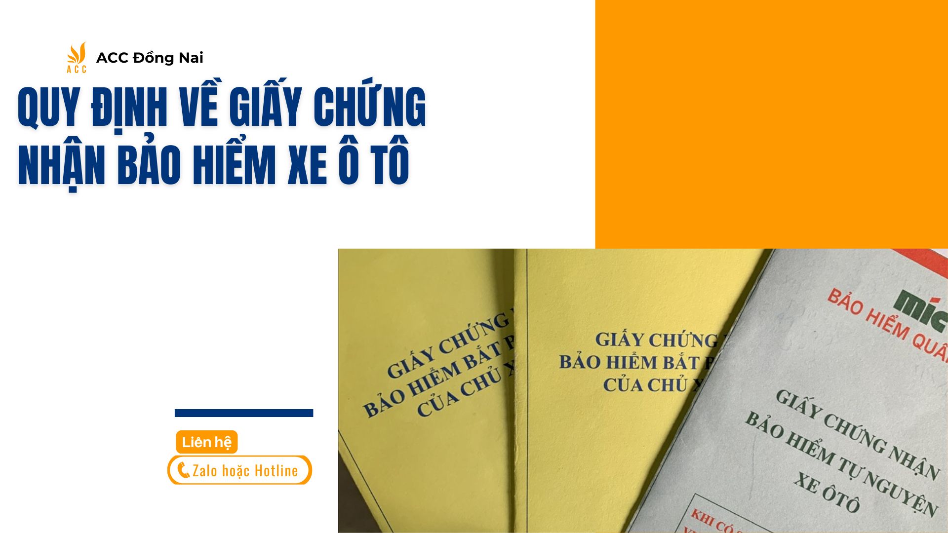 Quy định về giấy chứng nhận bảo hiểm xe ô tô