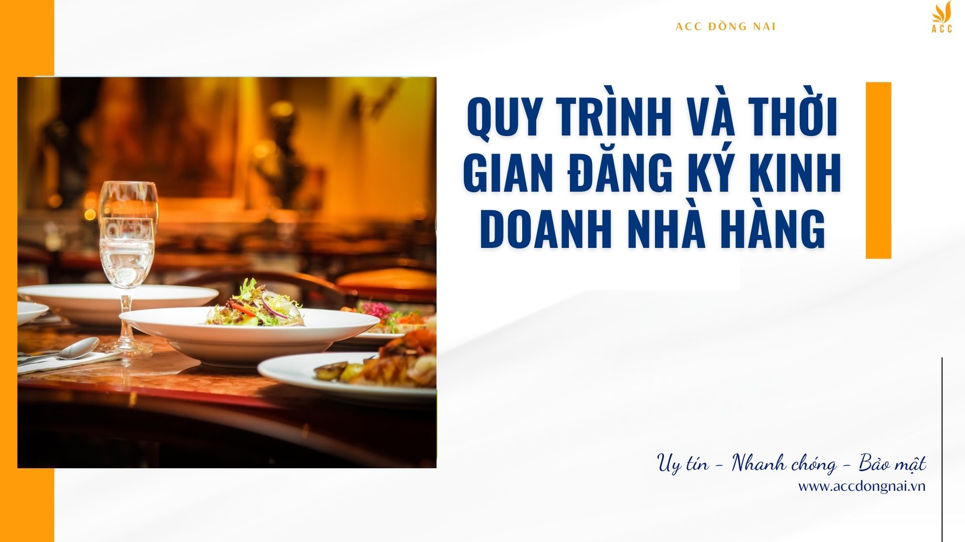 Quy trình và thời gian đăng ký kinh doanh nhà hàng