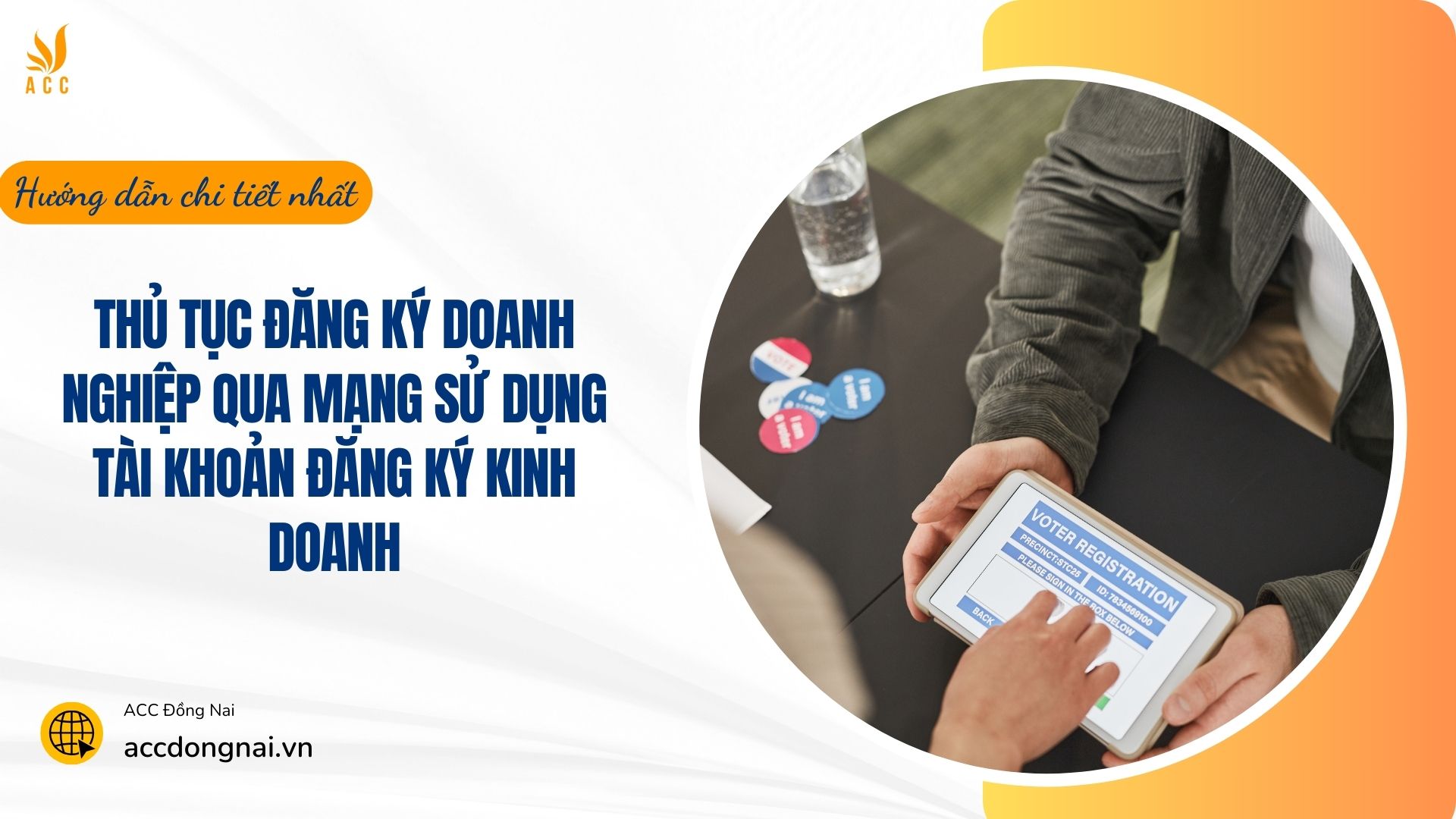 Thủ tục đăng ký doanh nghiệp qua mạng sử dụng Tài khoản đăng ký kinh doanh