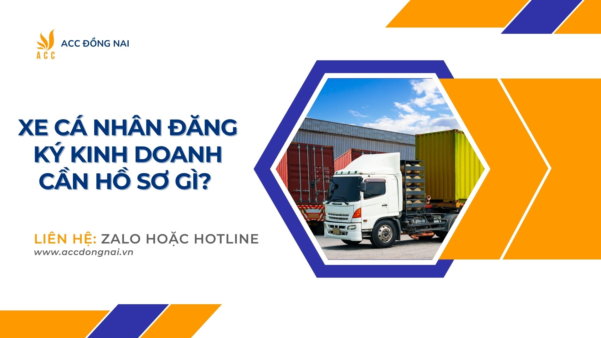 Xe cá nhân đăng ký kinh doanh cần hồ sơ gì