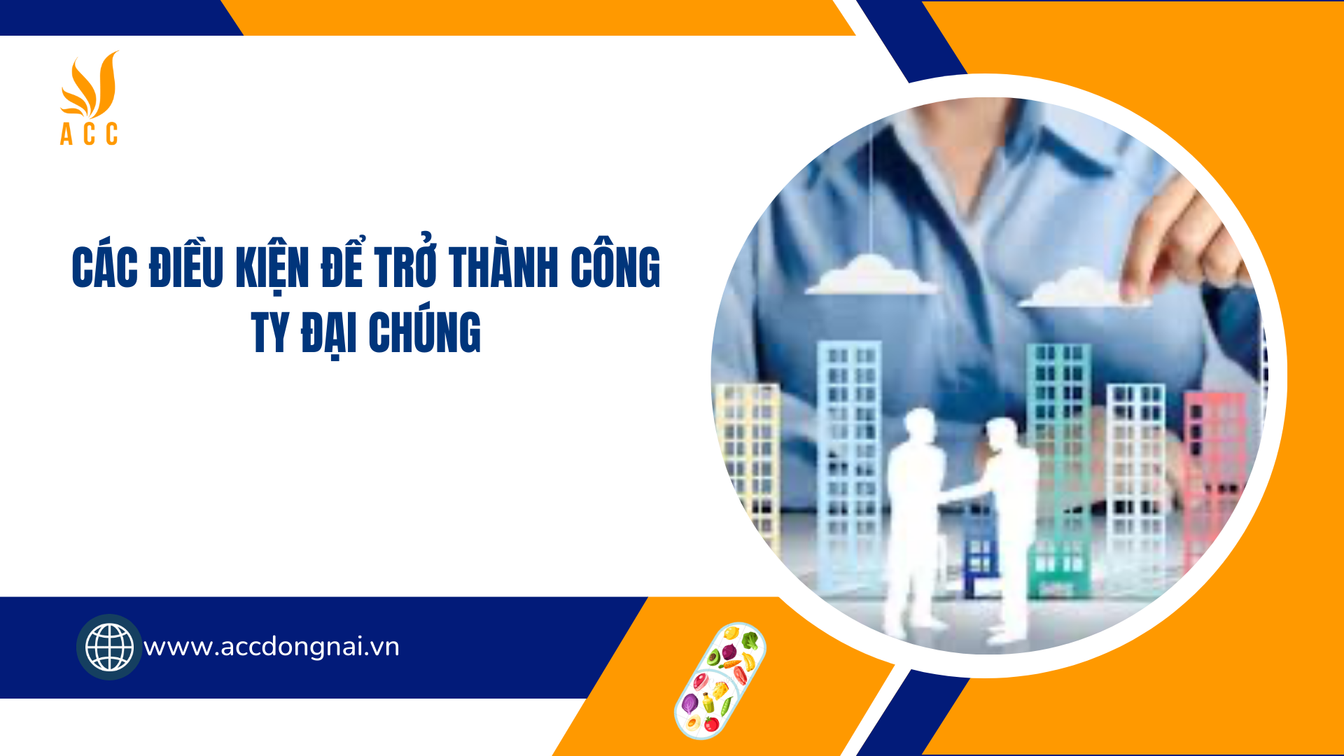 Các điều kiện để trở thành công ty đại chúng