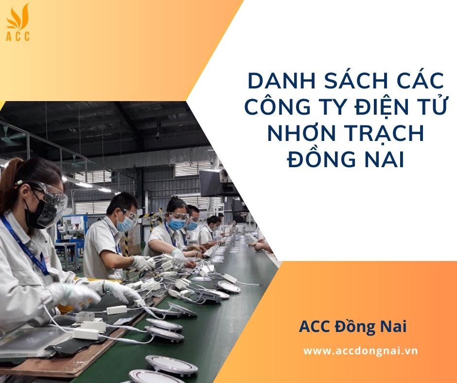 Danh sách các công ty điện tử Nhơn Trạch Đồng Nai