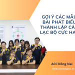 Gợi ý các mẫu bài phát biểu thành lập câu lạc bộ cực hay