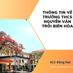 Thông tin về trường THCS Nguyễn Văn Trỗi Biên Hòa
