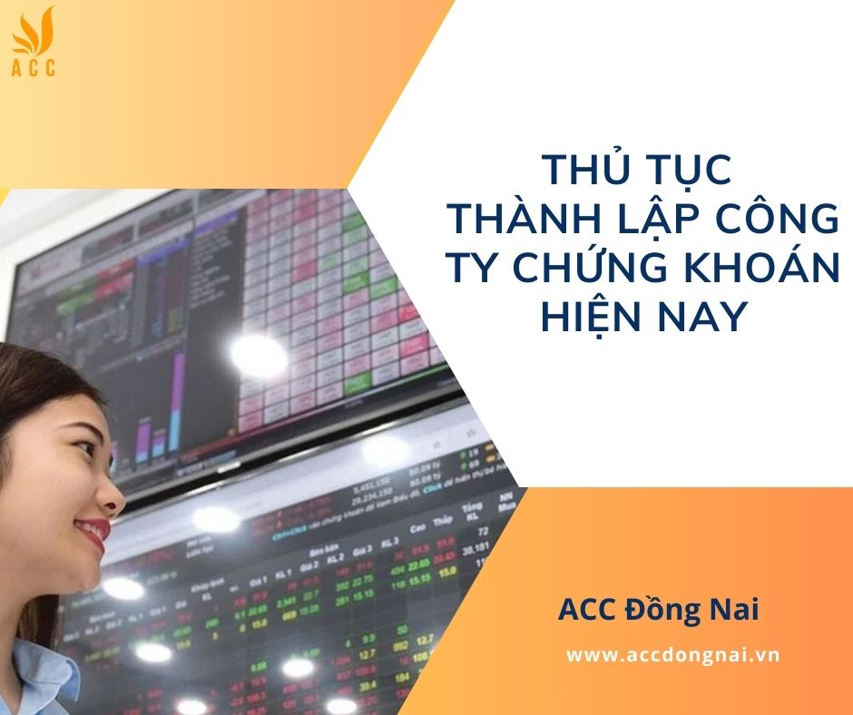 Thành lập công ty chứng khoán