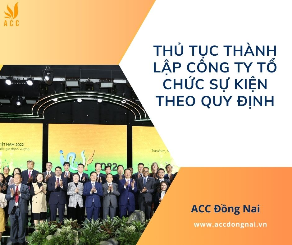 Thành lập công ty tổ chức sự kiện