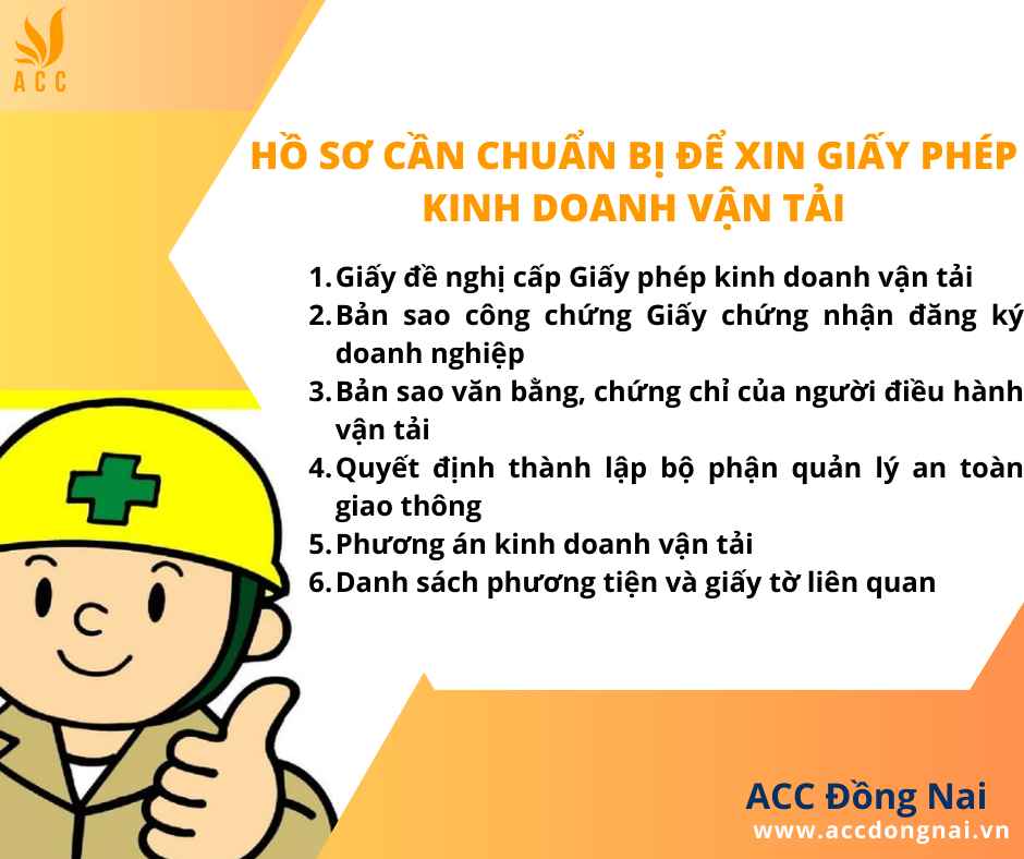 Hồ sơ xin giấy phép kinh doanh vận tải hàng khách
