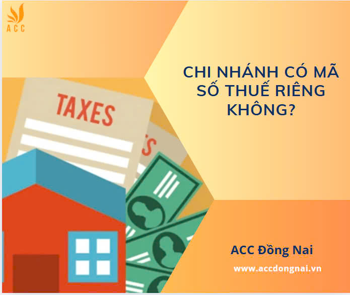 Chi nhánh có mã số thuế riêng không