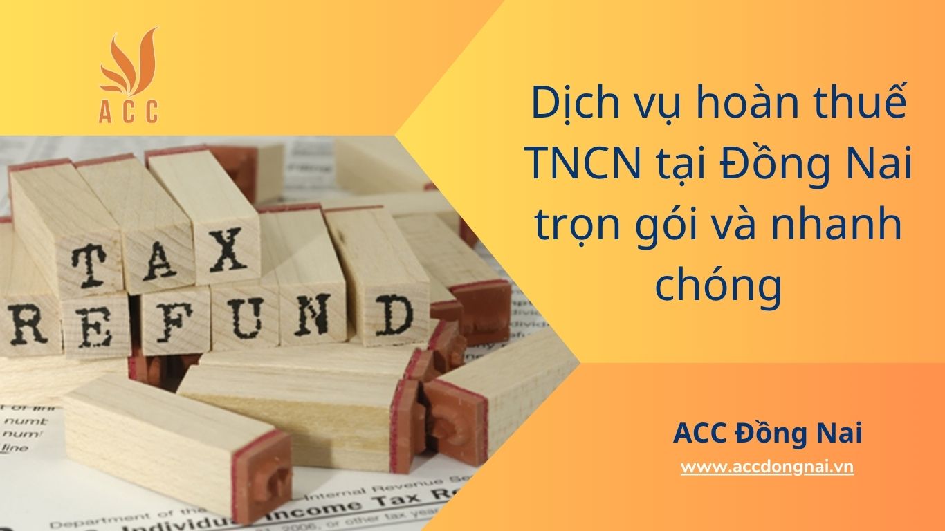 Dịch vụ hoàn thuế TNCN tại Đồng Nai trọn gói và nhanh chóng