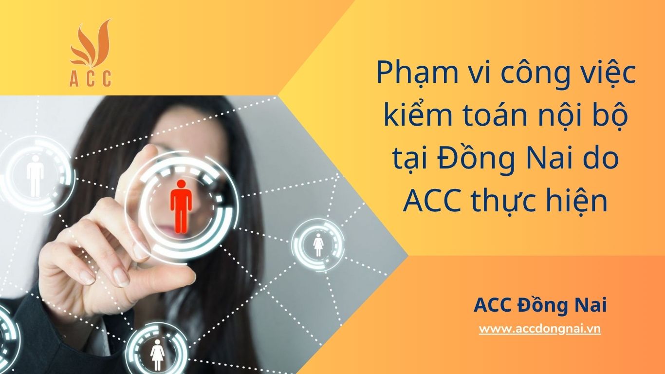 Phạm vi công việc kiểm toán nội bộ tại Đồng Nai do ACC thực hiện