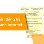 Mẫu đơn đăng ký kinh doanh internet