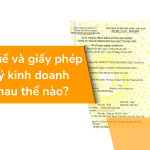 Mã số thuế và giấy phép đăng ký kinh doanh khác nhau thế nào?