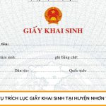 Dịch vụ trích lục giấy khai sinh tại huyện Nhơn Trạch