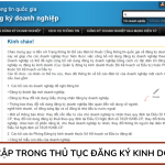 Bố cáo là gì? Tra cứu Bố cáo điện tử đăng ký kinh doanh