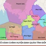 Bản đồ hành chính huyện Định Quán tỉnh Đồng Nai