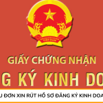 Mẫu đơn xin rút hồ sơ đăng ký kinh doanh