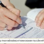 Dịch Vụ Thay Đổi Đăng Ký Kinh Doanh tại Cẩm Mỹ giá rẻ