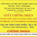 Dịch vụ gia hạn giấy phép an toàn thực phẩm tại Thành phố Biên Hoà