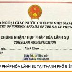 Dịch vụ hợp pháp hóa lãnh sự tại Thành phố Biên Hoà uy tín