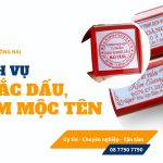 Dịch vụ khắc con dấu tại Biên Hoà Đồng Nai