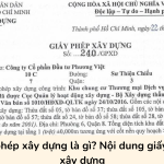 Giấy phép xây dựng là gì? Nội dung giấy phép xây dựng