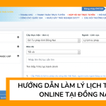 Hướng dẫn làm Lý lịch tư pháp online tại Đồng Nai