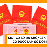 Kiot có sổ đỏ không? Kiot ở chợ có được làm sổ đỏ không?