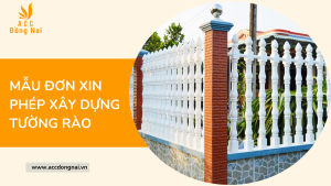 Mẫu đơn xin phép xây dựng tường rào