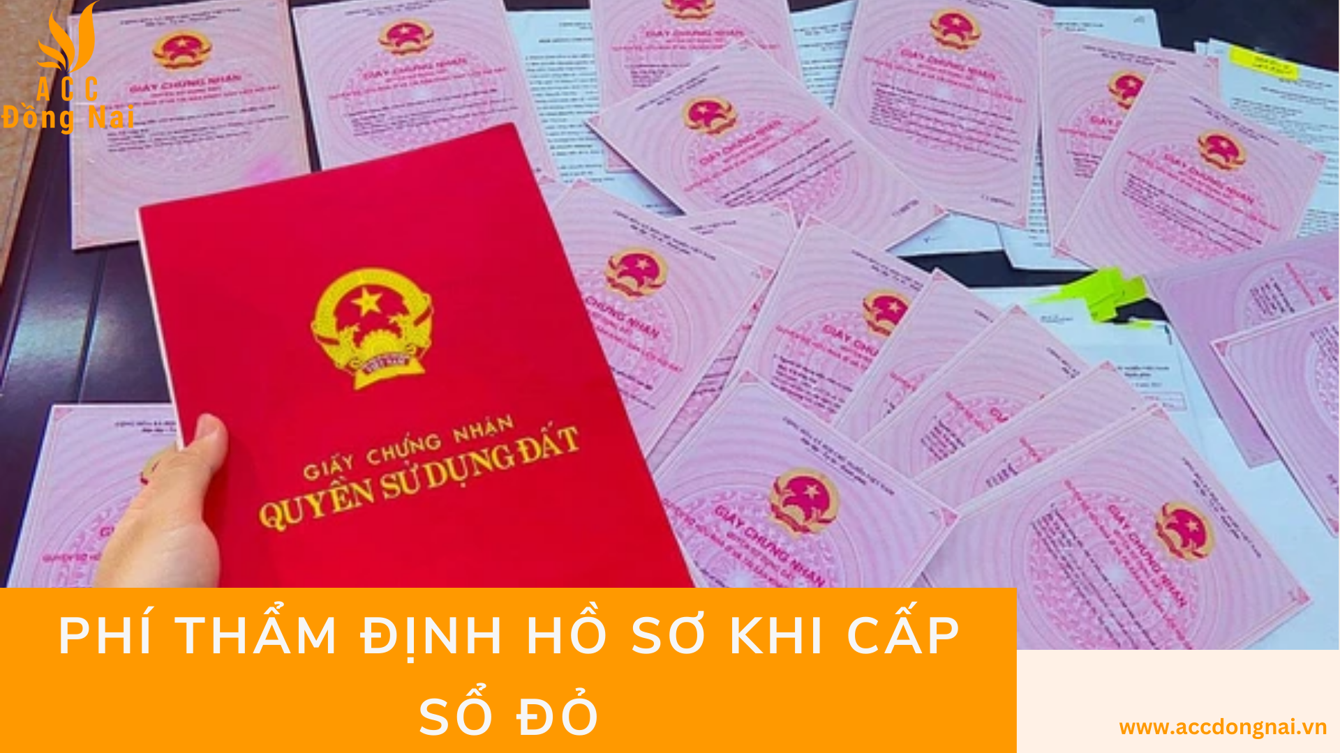 Phí thẩm định hồ sơ khi cấp sổ đỏ