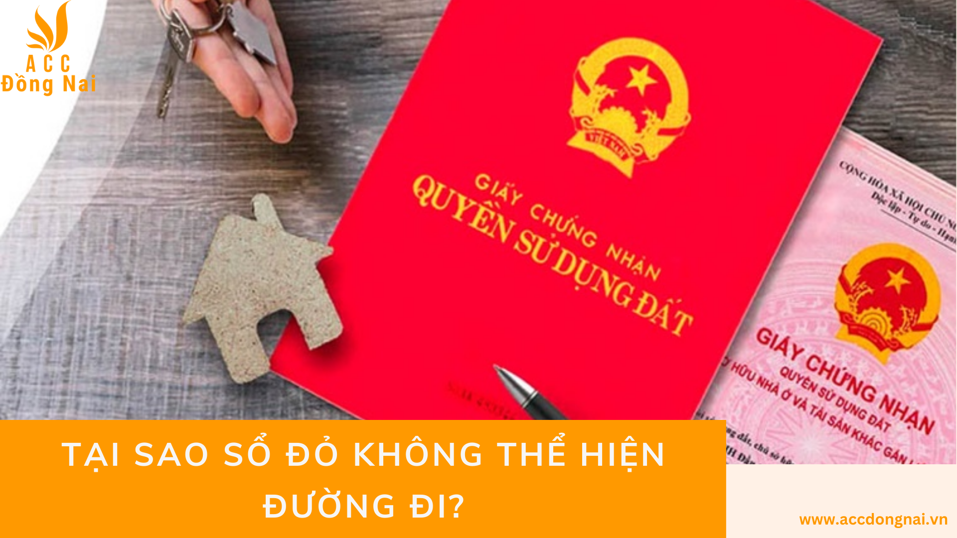 Tại sao Sổ đỏ không thể hiện đường đi?