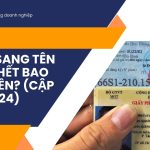 Chi phí sang tên xe máy hết bao nhiêu tiền? (Cập nhật 2024)