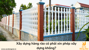 Xây dựng hàng rào có phải xin phép xây dựng không?