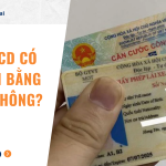 Đổi CCCD có cần đổi bằng lái xe không?