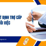 Mẫu quyết định trợ cấp thôi việc