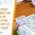 Cách thay đổi thông tin CCCD và người phụ thuộc với cơ quan thuế