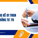 Mẫu bảng kê 01 TNDN theo thông tư 78