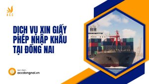 Dịch vụ xin giấy phép nhập khẩu tại Đồng Nai