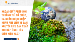 Ngoài giấy phép môi trường thì tổ chức, cá nhân được nhập khẩu phế liệu về làm nguyên liệu sản xuất khi đáp ứng thêm điều kiện nào?