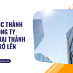 Thủ tục thành lập công ty TNHH hai thành viên trở lên