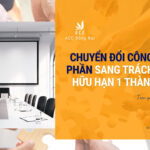 Chuyển đổi công ty cổ phần sang TNHH 1 thành viên