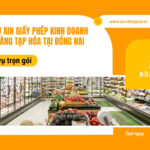 Dịch vụ xin giấy phép kinh doanh cửa hàng tạp hóa tại Đồng Nai