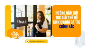 Hướng dẫn thủ tục giải thể hộ kinh doanh cá thể chính xác
