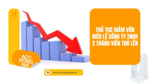 Thủ tục giảm vốn điều lệ công ty TNHH 2 thành viên trở lên