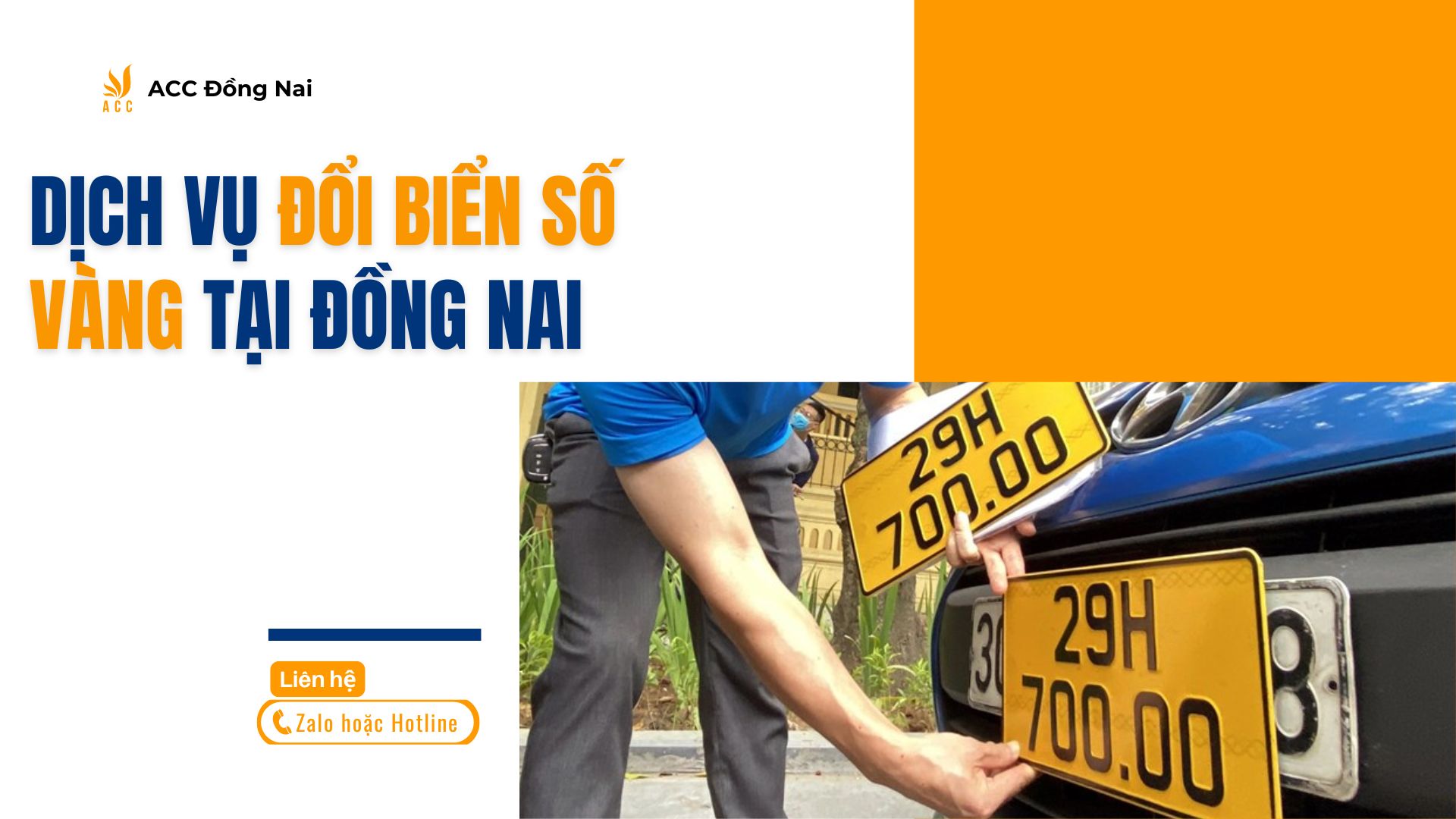 Dịch vụ đổi biển số vàng tại Đồng Nai